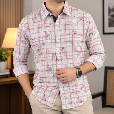 Premium Pure Cotton Check & Print Shirts